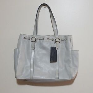 Kenneth Cole NY Beige Leather Handbag